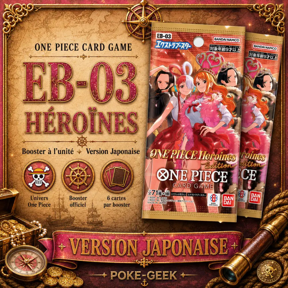 Booster EB-03 Héroïnes – One Piece Card Game – JAPONAIS - Poke-Geek