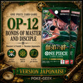 Booster One Piece OP-12 Bonds of Master and Disciple – Japonais - Poke-Geek