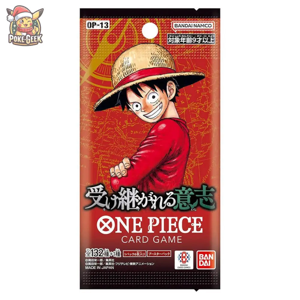 Booster One Piece OP-13 Carrying on His Will – Japonais - Poke-Geek