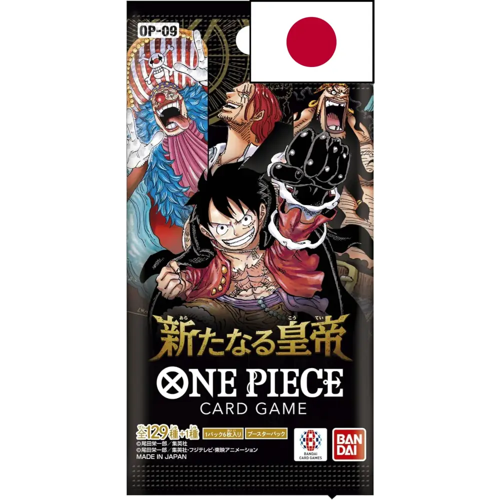 Booster OP-09 THE FOUR EMPERORS – One Piece TCG (Carddass) – JAPONAIS - Poke-Geek