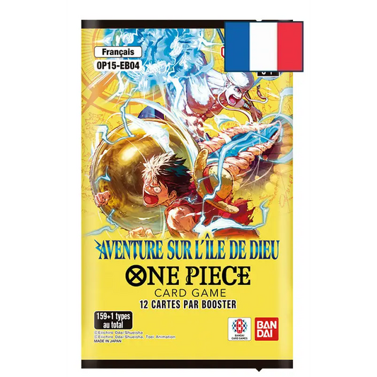 Booster OP15-EB04 Aventure sur l’Île de Dieu One Piece Card Game FR - Poke-Geek