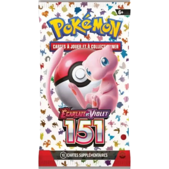 Booster Pokémon 151 EV3.5 – Illustration aléatoire (Édition Limitée) FR