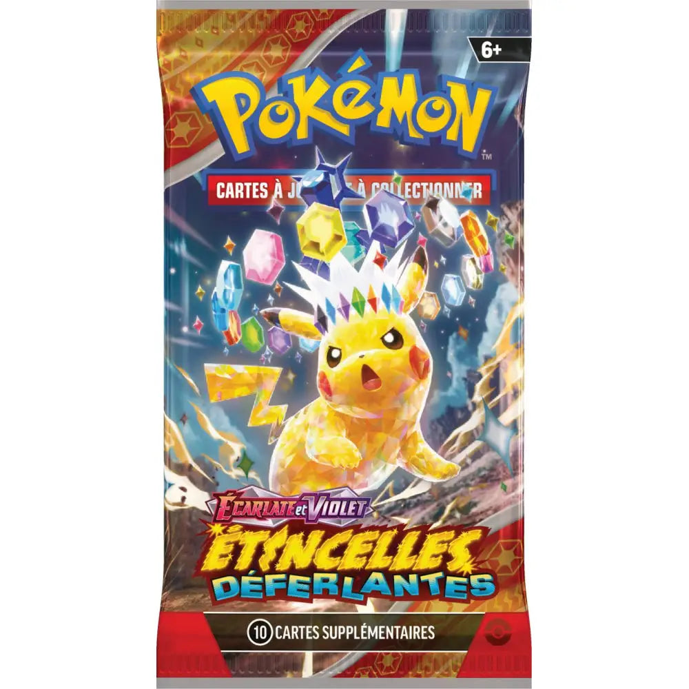 Booster Pokémon Étincelles Déferlantes EV 8 (Modèle aléatoire) FR Booster EV08 Étincelles Déferlantes