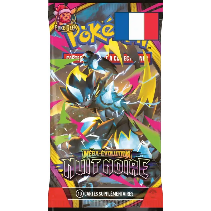 Booster Pokémon ME05 Nuit Noire – Illustration aléatoire – FR