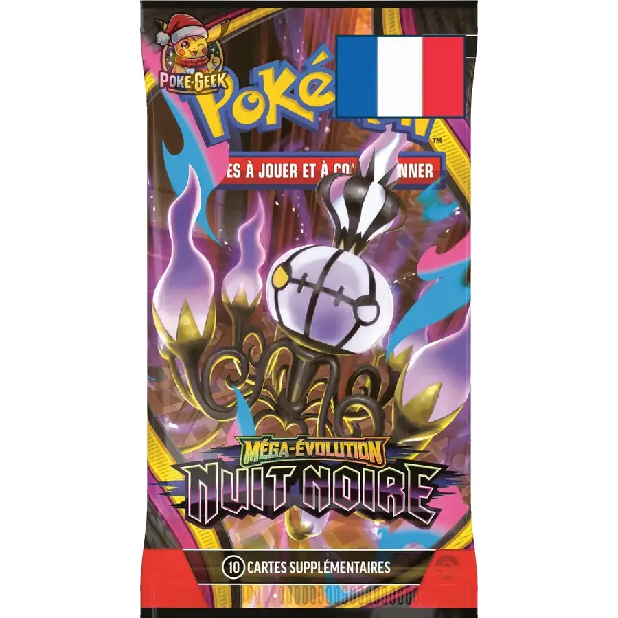 Booster Pokémon ME05 Nuit Noire – Illustration aléatoire – FR - Poke-Geek