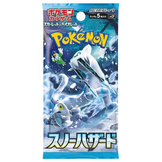 Booster Pokémon - Snow Hazard SV2P (Japon - Épée & Bouclier - Série Ecarlate & Violet)