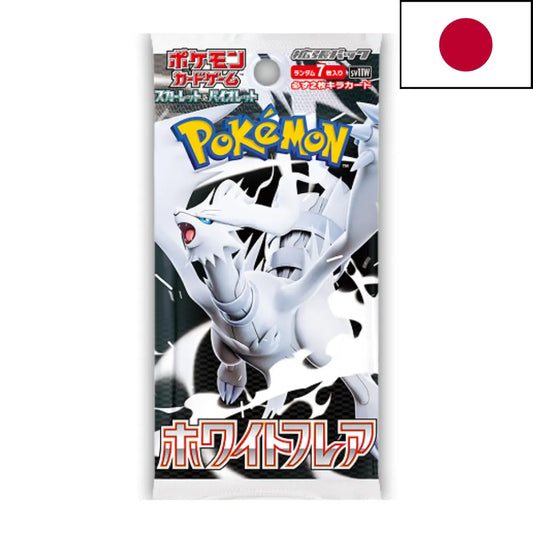 Booster Pokémon White Flare SV11W – 7 cartes – Écarlate et Violet – Version Japonaise