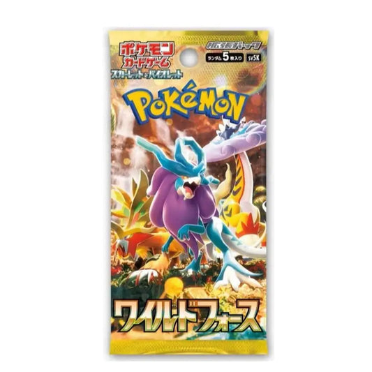 Booster Pokémon Écarlate & Violet SV5K – Wild Force (Japonais) | Cartes Pokémon