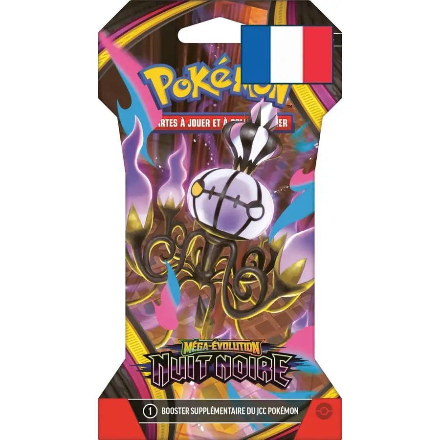 Booster sous Blister Pokémon ME05 Nuit Noire – Méga-Évolution – FR - Poke-Geek