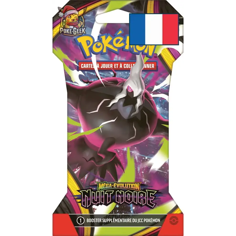 Booster sous Blister Pokémon ME05 Nuit Noire – Méga-Évolution – FR - Poke-Geek