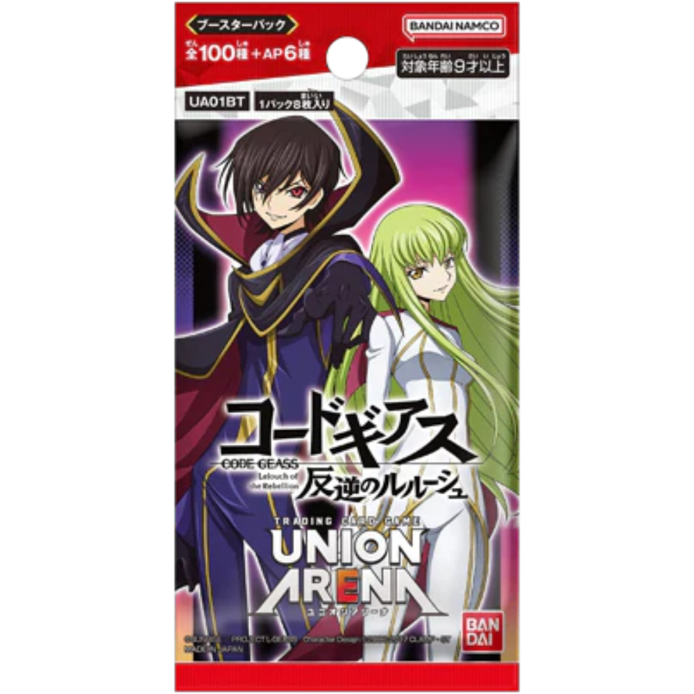 Booster Union Arena Code Geass UA01BT Japonais - Poke-Geek