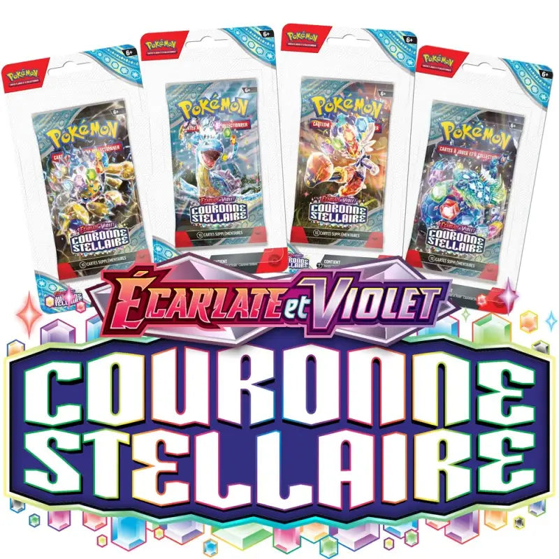 Boosters Blisters Pokémon Couronne Stellaire – EV 7 FR - Poke-Geek