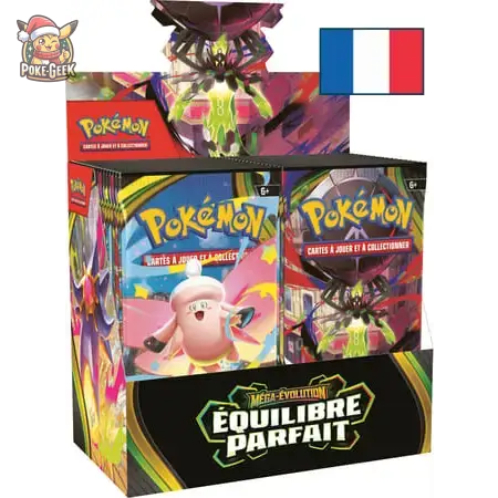 Bundle Display Pokémon Équilibre Parfait ME03 + Boîte Acrylique Phoenix Shield – FR - Poke-Geek