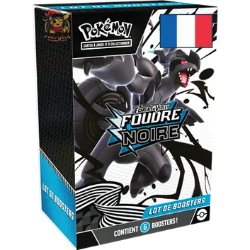 Bundle Pokémon EV10.5 – 1 Flamme Blanche et 1 Foudre Noire [FR] (1 Pack Max / Personne )