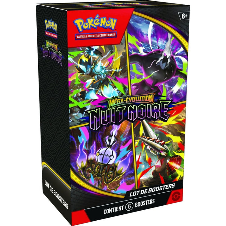 Bundle Pokémon ME05 Nuit Noire – 6 Boosters – Français
