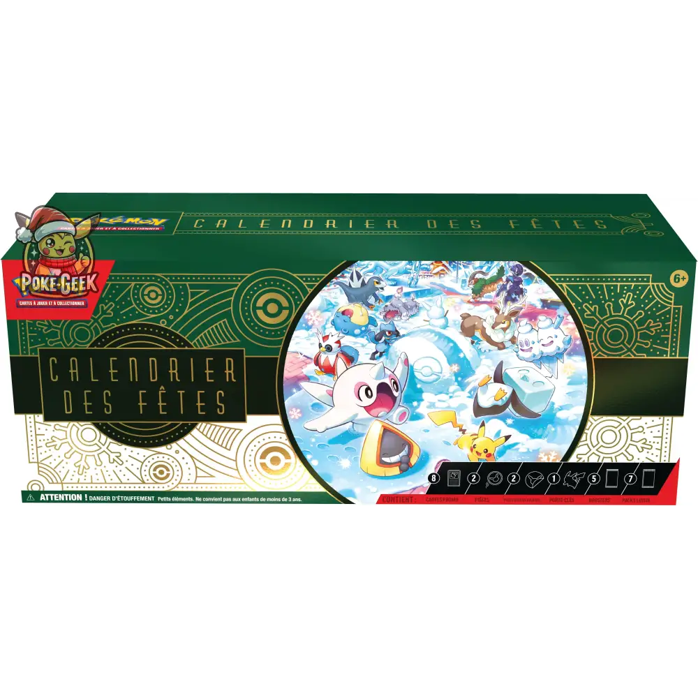 Calendrier de l’Avent Pokémon 2024 - FR - Poke-Geek