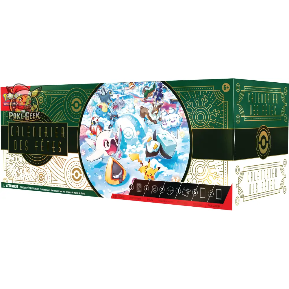 Calendrier de l’Avent Pokémon 2024 - FR - Poke-Geek