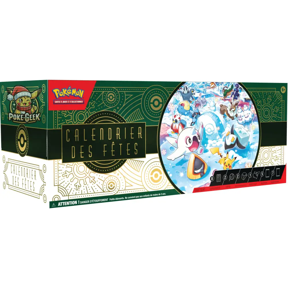 Calendrier de l’Avent Pokémon 2024 - FR - Poke-Geek