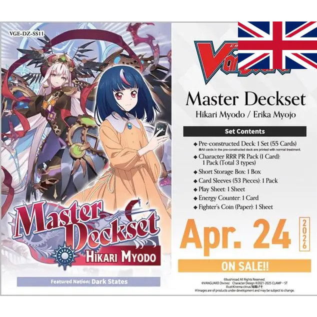 Cardfight!! Vanguard – Master Deckset - Hikari Myodo – Version Anglaise