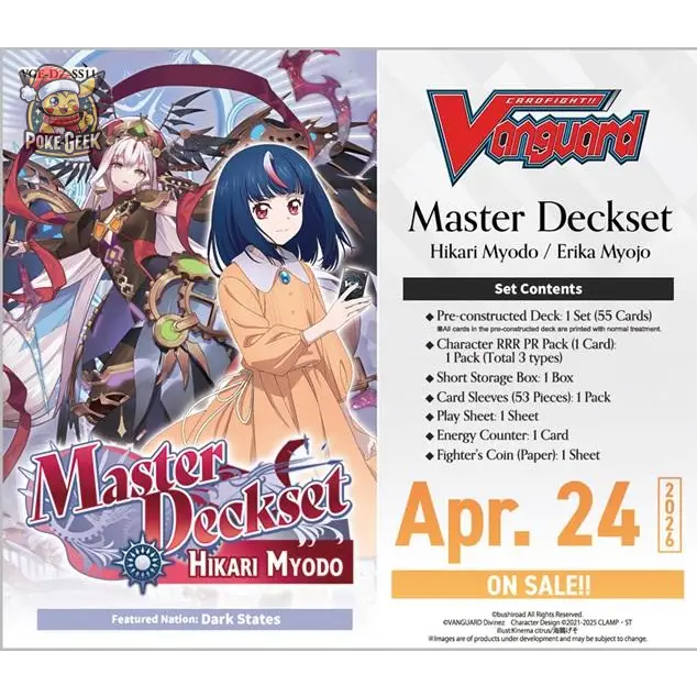 Cardfight!! Vanguard – Master Deckset - Hikari Myodo – Version Anglaise