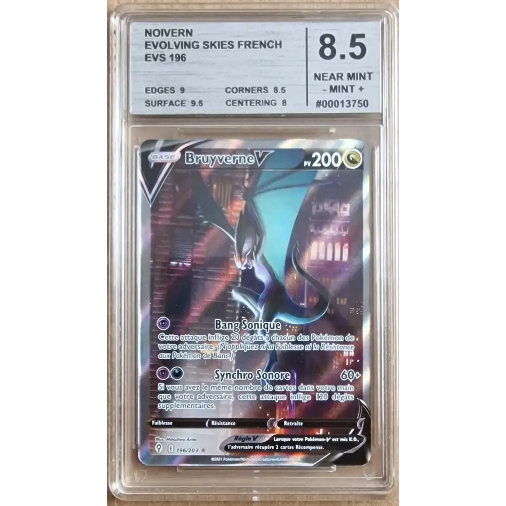 Carte Gradé 8.5 - Bruyverne V (EVS 196) Évolution Céleste - FR - Poke-Geek