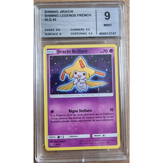 Grade 9 Card - Shining Jirachi (SLG 42) Shining Legends - FR