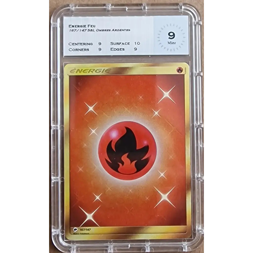 Carte Gradé - Énergie Feu - 167/147 - Ombres Ardentes  - MTG 9 - FR - Poke-Geek