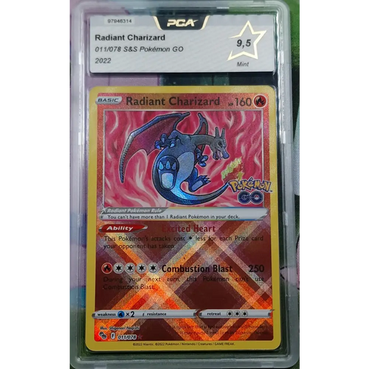 PCA 9.5 Radiant Charizard (PGO 011) Pokémon GO - US