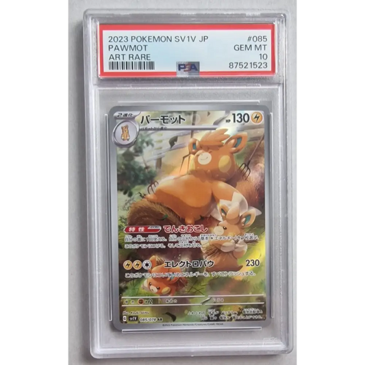 Carte Pokémon Gradée PSA 10 – Pohmarmotte (SV1V 085/078) – Japon