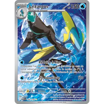 Carte Pokémon Lézargus 142/132 (FR) – Méga-Évolution (Illustration Rare)