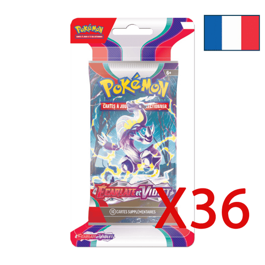 Carton Boosters sous blister Pokémon Écarlate Violet – EV1 - FR - Poke-Geek