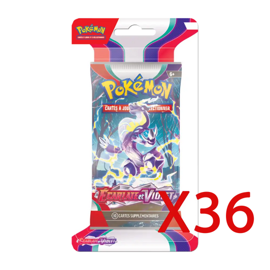 Carton Boosters sous blister Pokémon Écarlate Violet – EV1 - FR