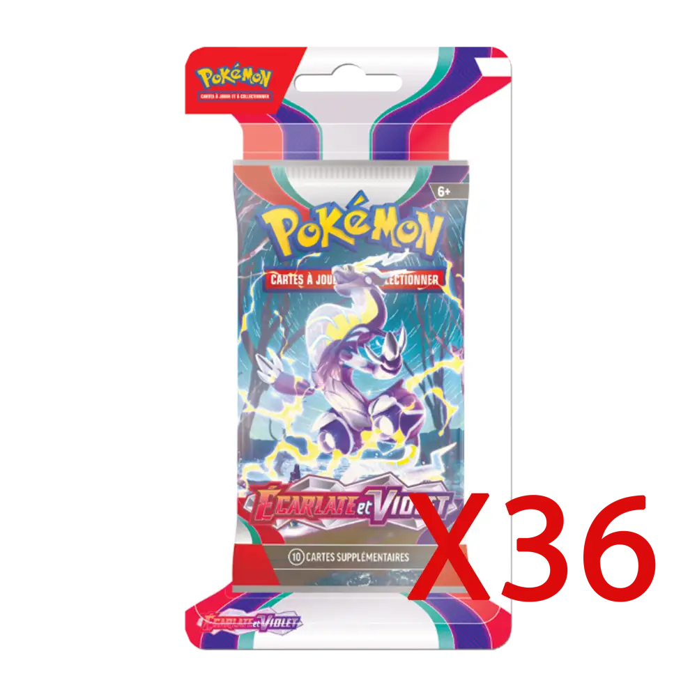 Carton Boosters sous blister Pokémon Écarlate Violet – EV1 - FR - Poke-Geek