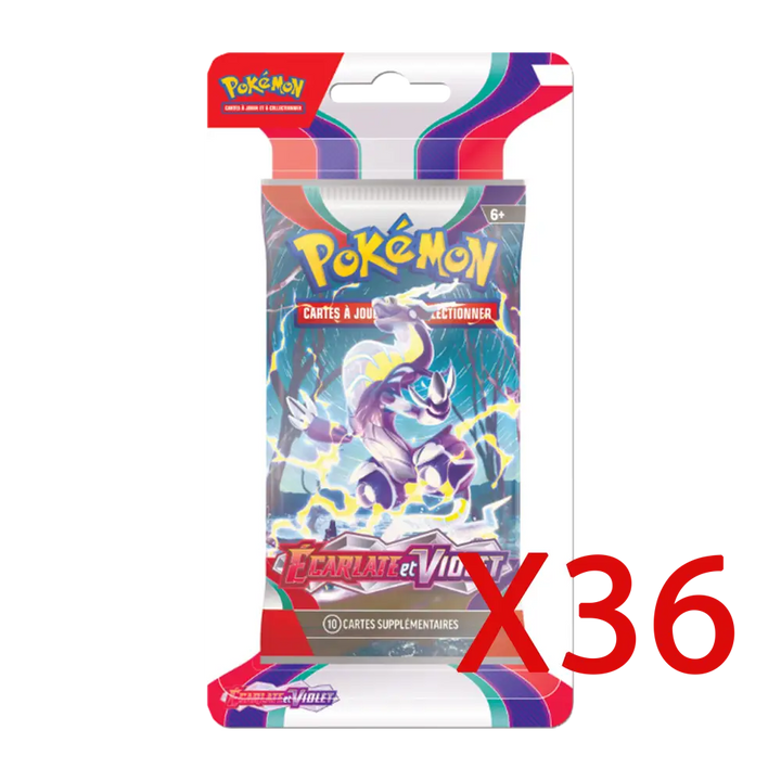 Carton Boosters sous blister Pokémon Écarlate Violet – EV1 - FR