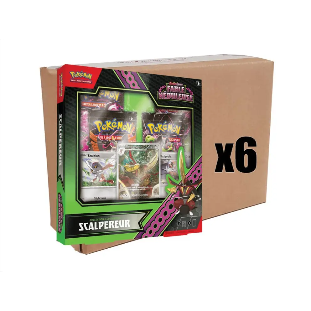 Carton de 6 Coffrets EV06.5 Fable Nébuleuse : Scalpereur FR - Poke-Geek