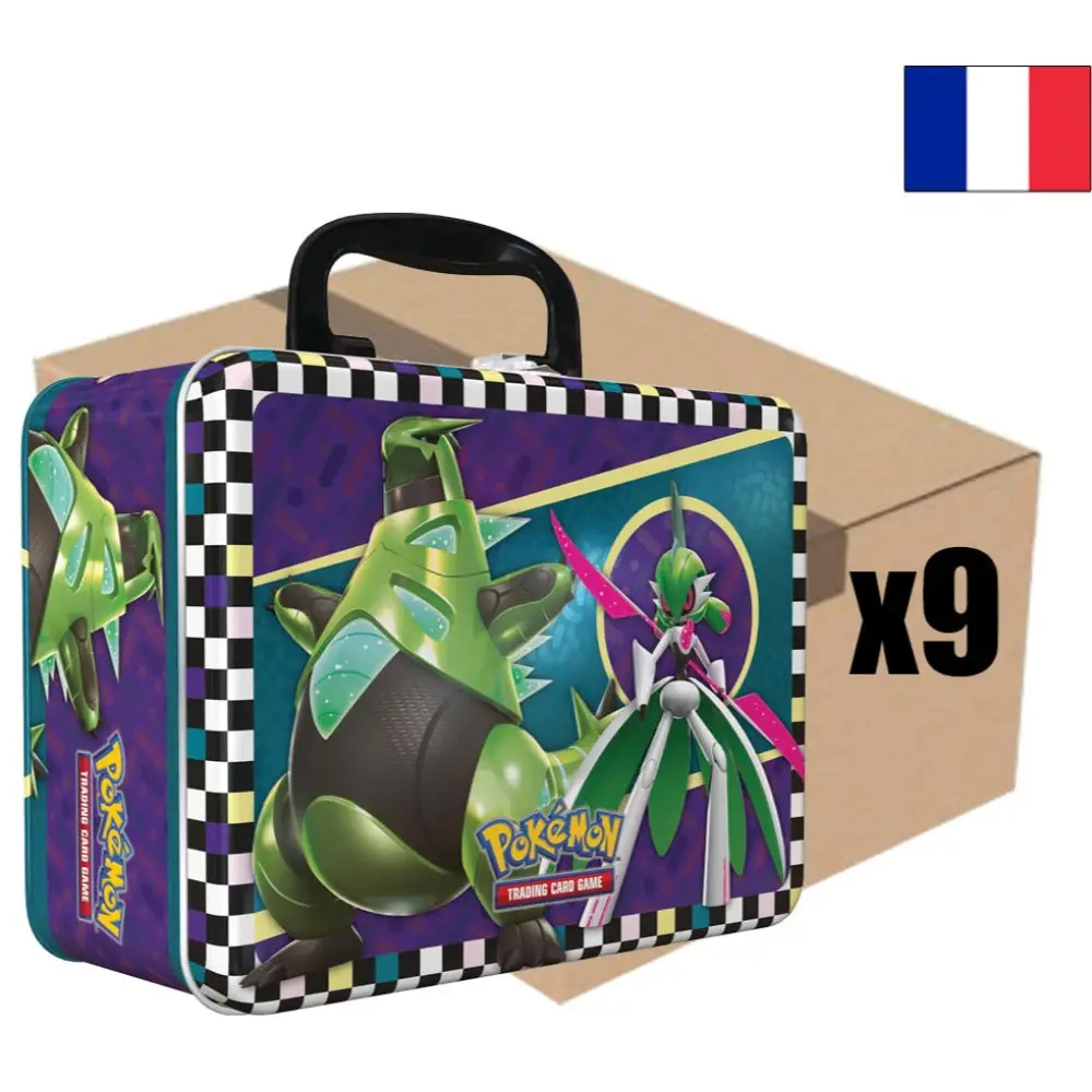 Carton de 9 Coffres de Collection / Valisettes - Été 2024: C’est la Rentrée FR Case Valisettes - Été 2024