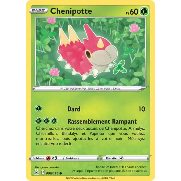 Chenipotte - EB Origine Perdue - 6/196