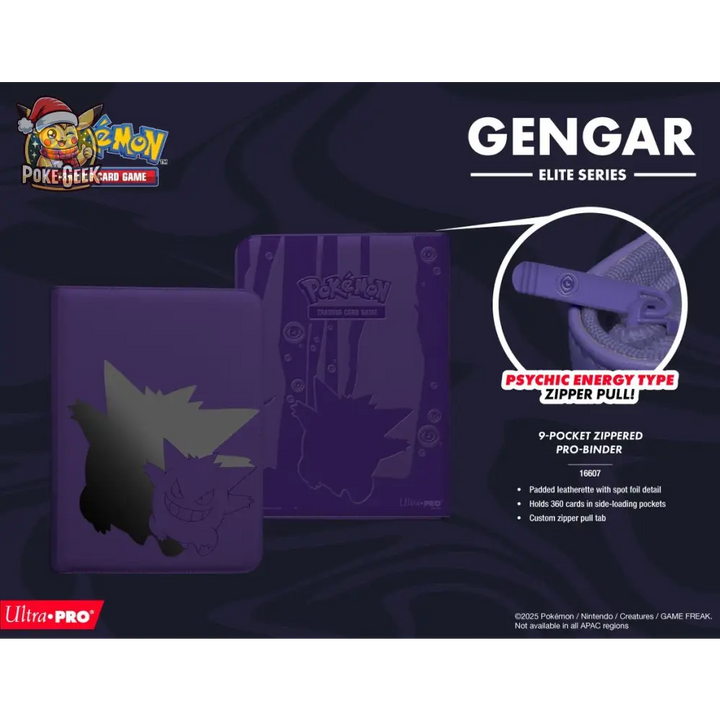 Classeur PRO Pokémon Gengar / Ectoplasma 12 Pochettes – Ultra Pro