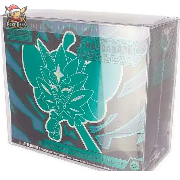 Clear Case Protection Elite Trainer Box – Lot de 6 (Phoenix Shield) - Poke-Geek