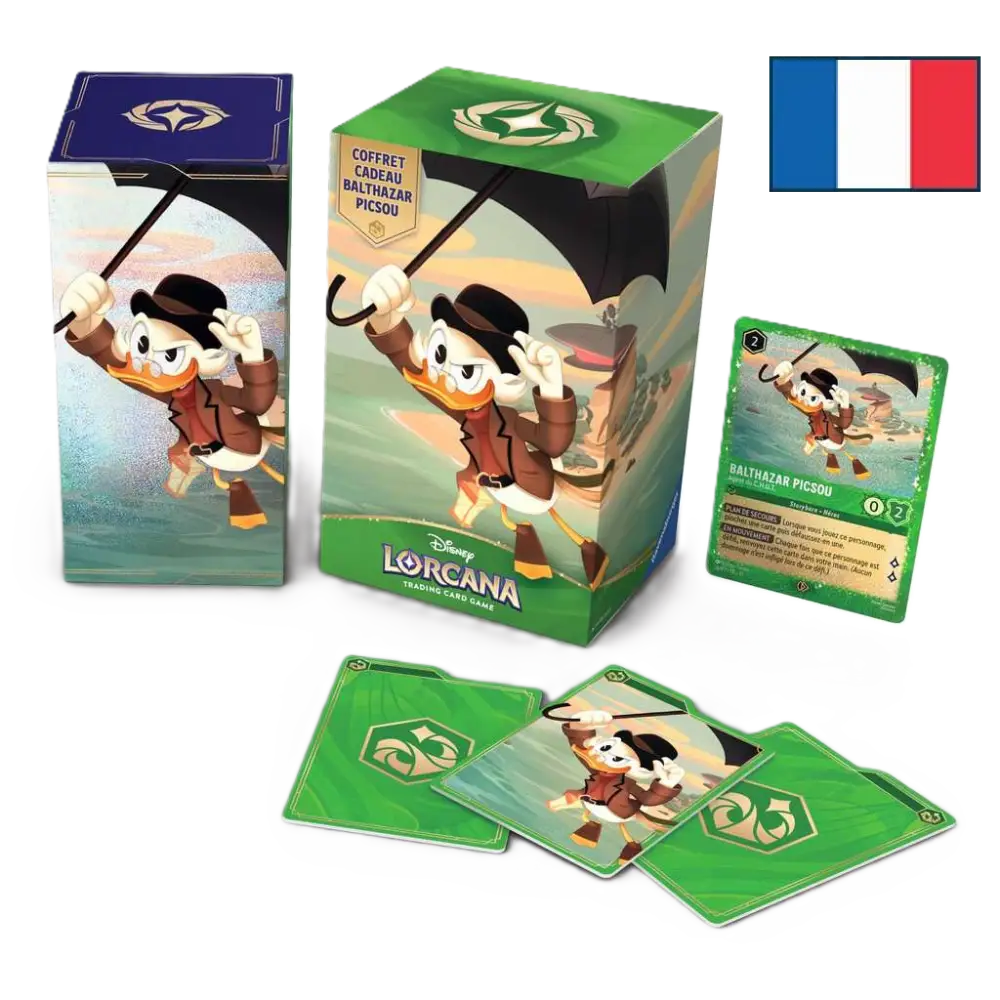 Coffret Cadeau Disney Lorcana Chapitre 11 – Givresort – Balthazar Picsou – Français - Poke-Geek