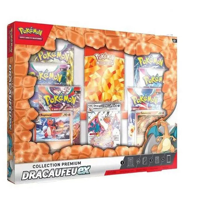 Coffret Collection Premium Dracaufeu EX - FR (1 PAR PERSONNE/ADRESSE) - Poke-Geek