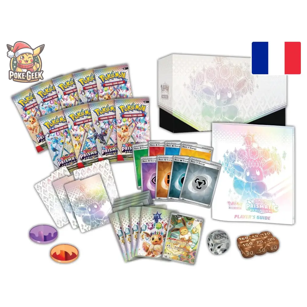 Coffret Dresseur D’élite - Écarlate Et Violet 08.5 Évolutions Prismatiques Fr 8.5