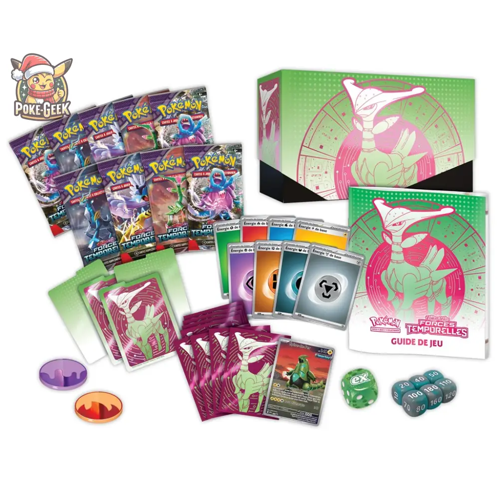 Coffret Dresseur d'élite Écarlate et Violet - Forces Temporelles Vert-de-Fer - FR - Poke-Geek