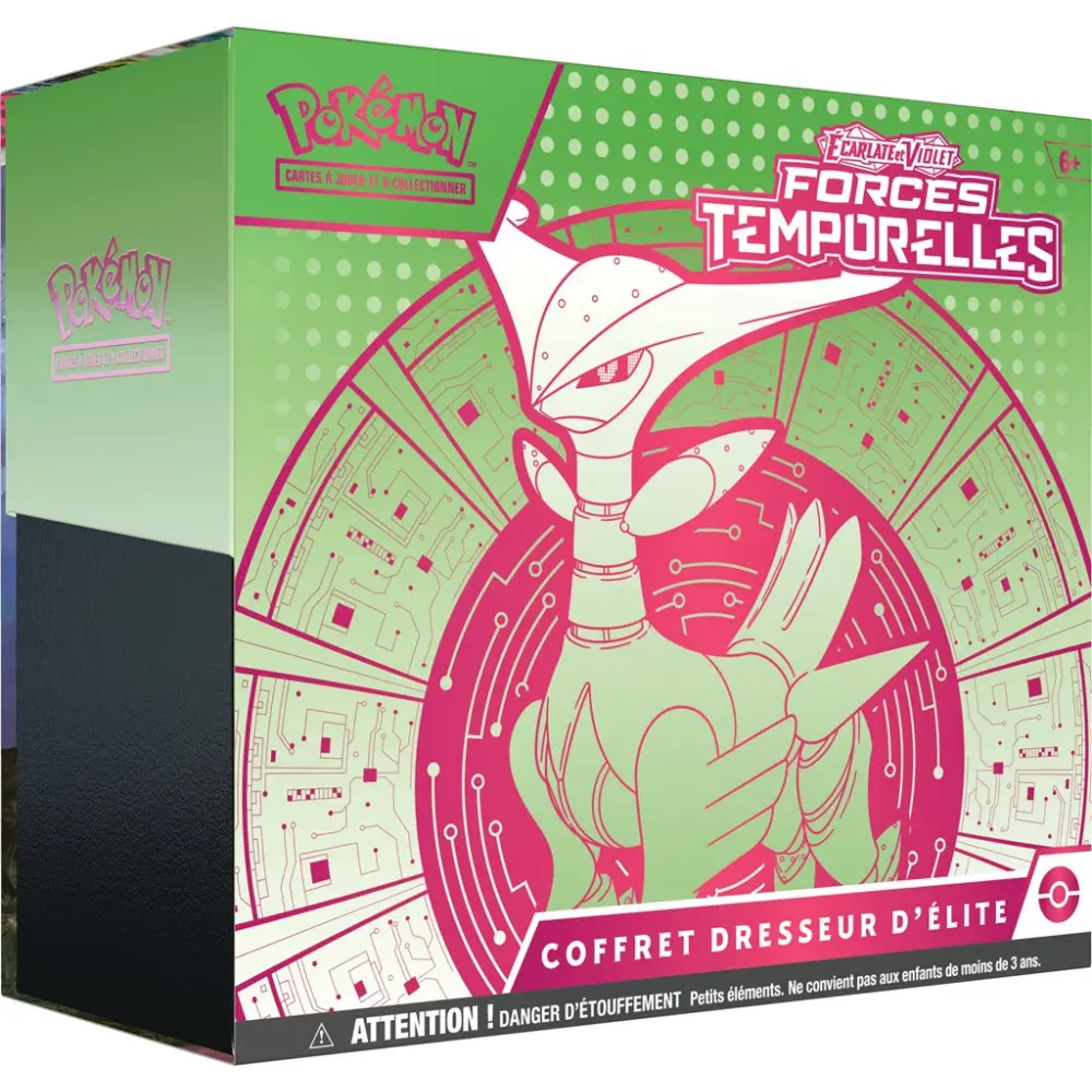 Coffret Dresseur d'élite Écarlate et Violet - Forces Temporelles Vert-de-Fer - FR - Poke-Geek