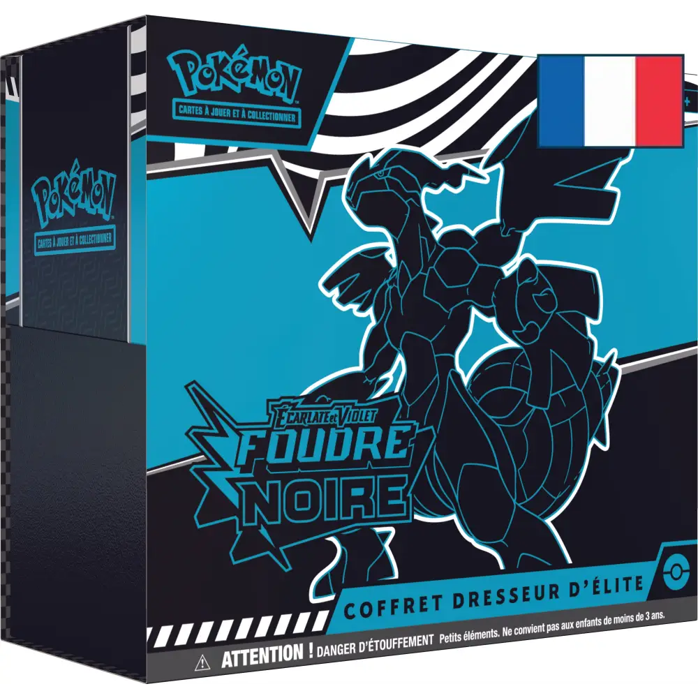 Coffret Dresseur d’Élite Écarlate & Violet: Foudre Noire / Flamme Blanche – FR Foudre Noire