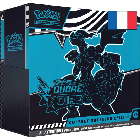 Coffret Dresseur d'Élite Écarlate & Violet : Foudre Noire / Flamme Blanche – FR