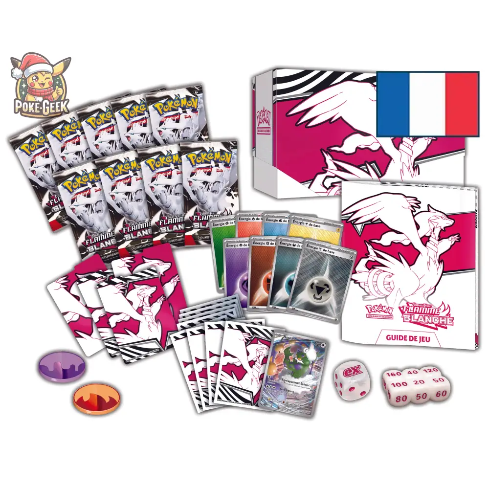 Coffret Dresseur d'Élite Écarlate & Violet : Foudre Noire / Flamme Blanche – FR - Poke-Geek