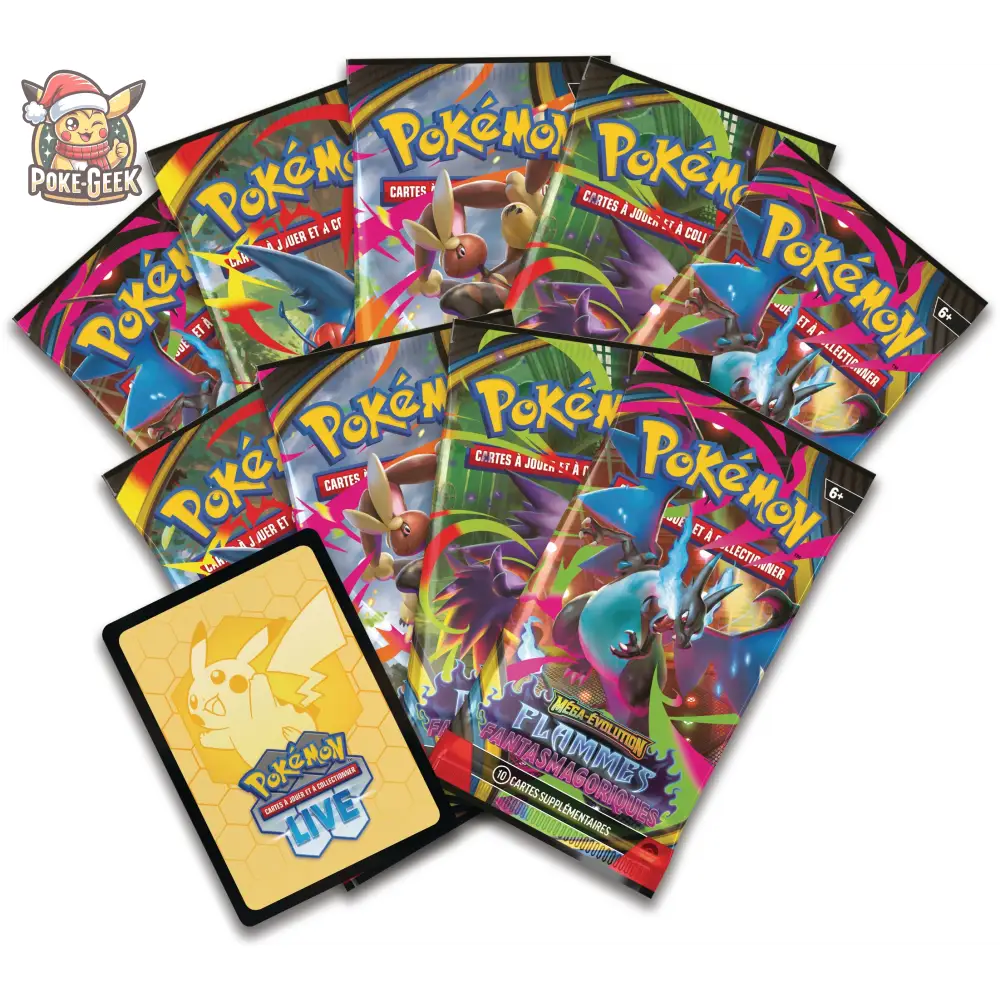 Coffret Dresseur d'Élite (ETB) – ME02 Flammes Fantasmagoriques – Français - Poke-Geek