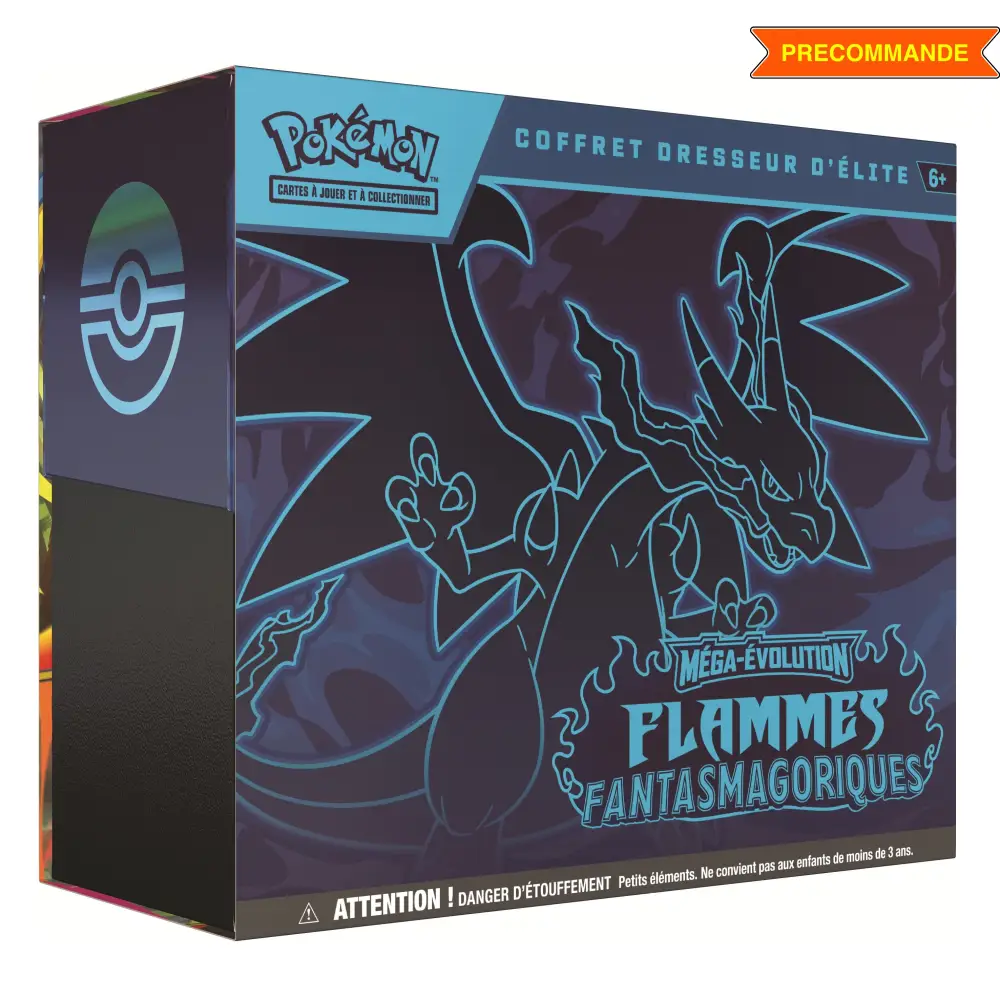 Coffret Dresseur d’Élite Méga-Évolution ME02: Flammes Fantasmagoriques – Version Française