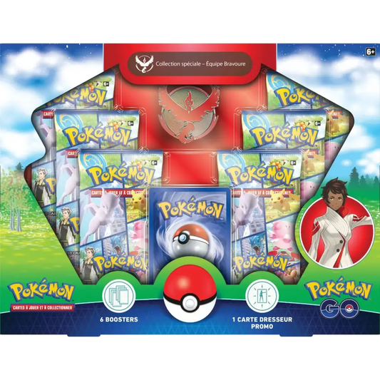Pokémon GO Team Valor Trainer Box FR